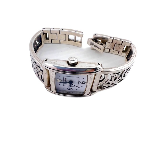 Brighton Amalfie Watch Women  Retired Design Rare  (Silver plated) New Battery - Picture 7 of 7